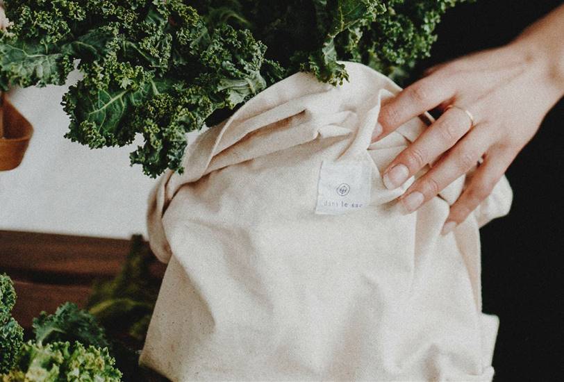 Bolsas de algodón de la firma Dans le sac.