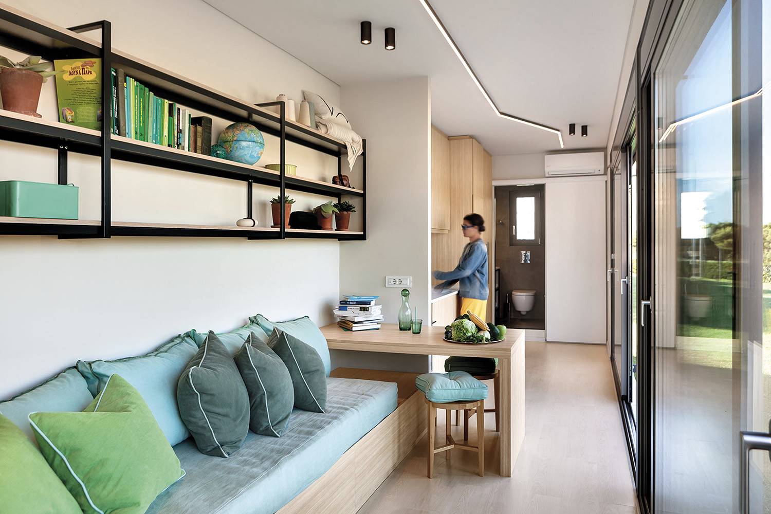 muebles que se ajustan a las medidas del piso