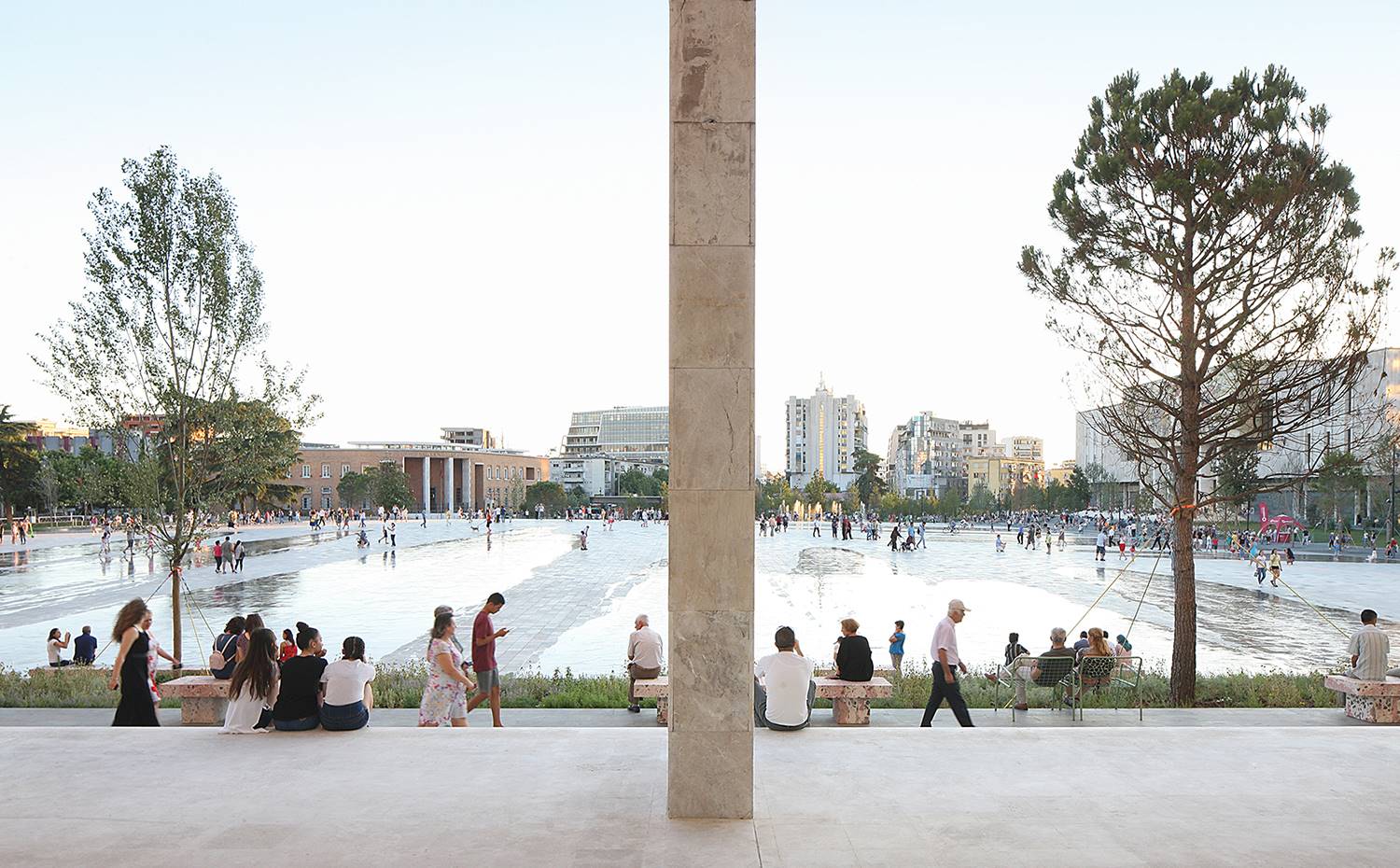 Plaza Skanderbeg, Tirana, Albania
