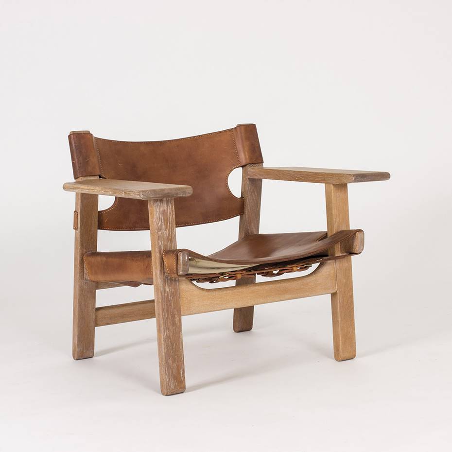 spanish chair borge mogensen 02. El diseño original evoca los antiguos muebles españoles