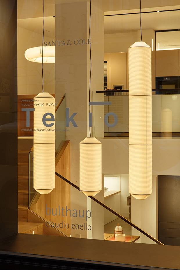 La lámpara se presentó en el espacio bulthaup Claudio Coello, en el marco del Madrid Design Festival