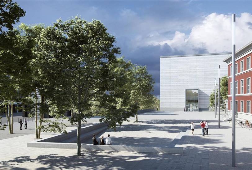 El museo de la Bauhaus se encuentra en Weimar y tiene acceso al Weimarhallen Park