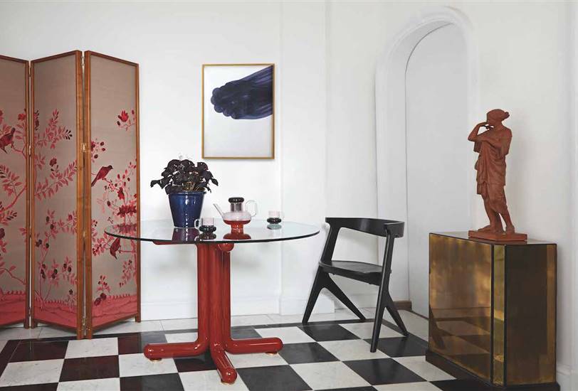 Espacio con piezas de decoración de Harth