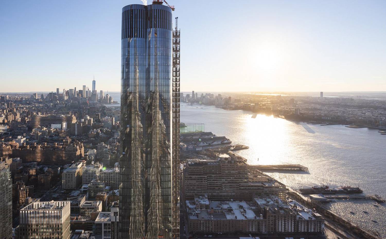 El complejo incluye edificios de oficina y residenciales, como la torre 15 Hudson Yards, del estudio Diller Scofidio+Renfro