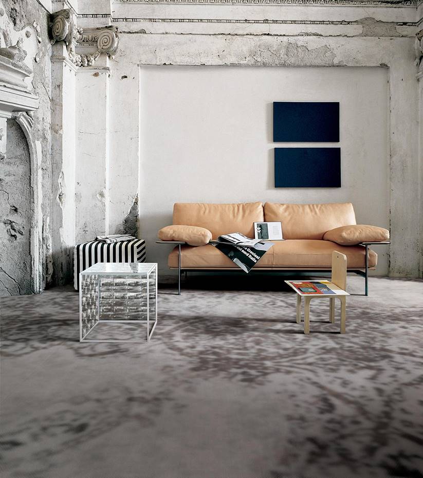 Tendencia Dark & Watercolor. Alfombra Grand Carpet, de Antonio Citterio y Patricia Viel para Marazzi.