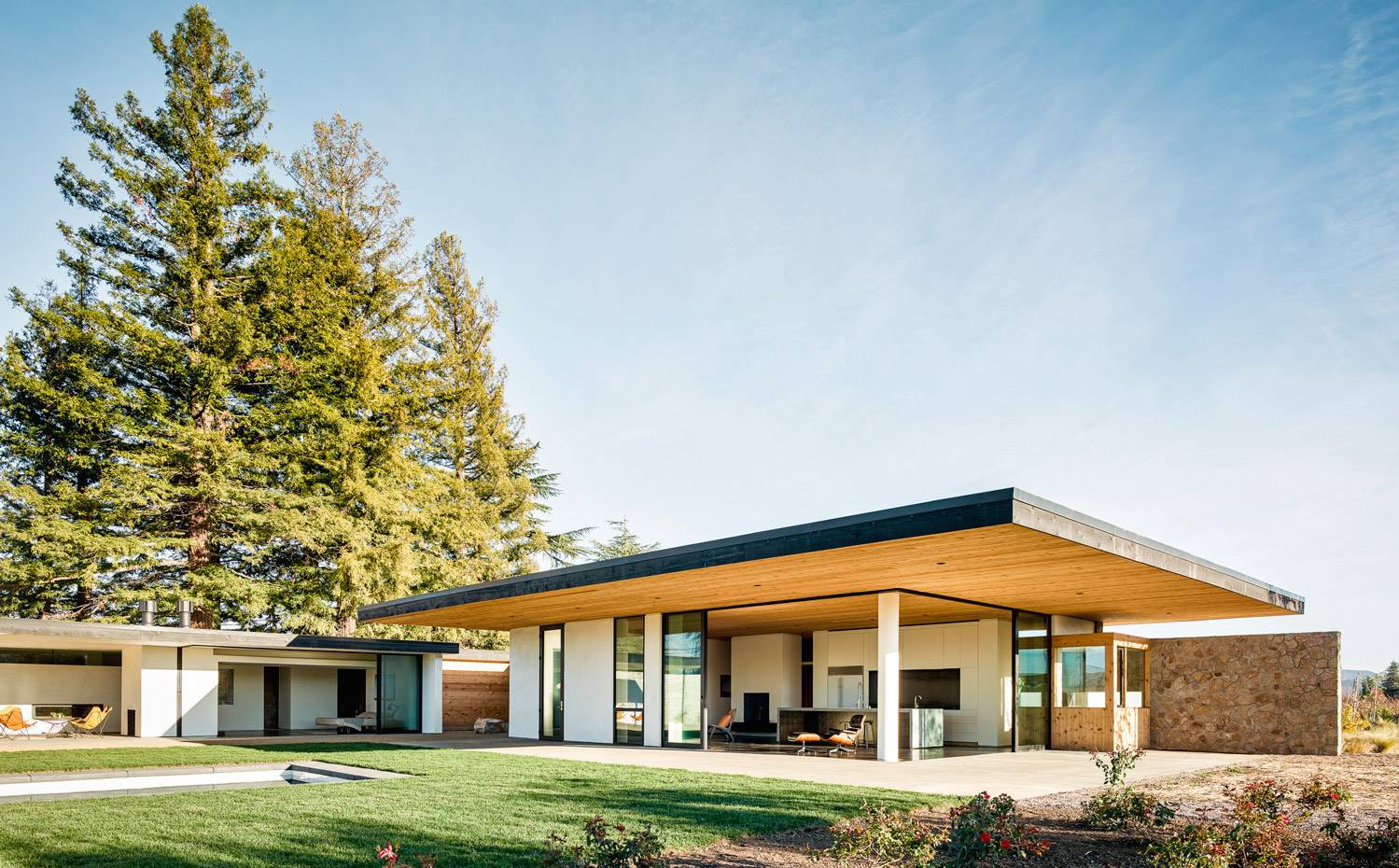 Casa Oak Noll en Napa Valley de Brandon Jørgensen. []Casa Oak Noll en Napa Valley de Brandon Jørgensen