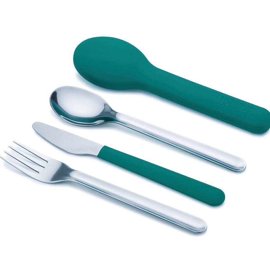 Cubiertos y funda de la firma Joseph Joseph