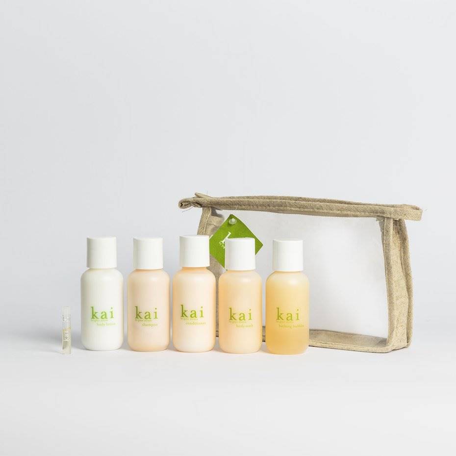 La firma Kai vende un set de minitallas que luego podemos reutilizar para llevar nuestro set de belleza de viaje.