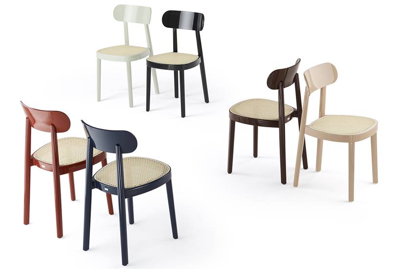 La nueva silla 118 de Thonet. 