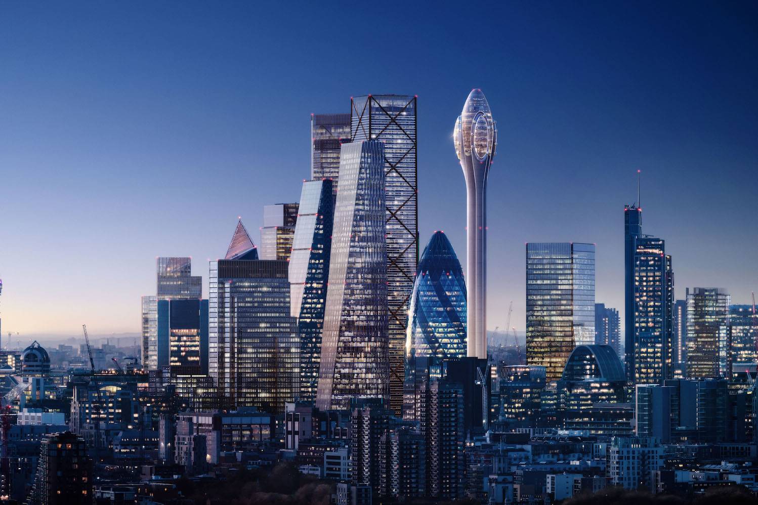 The Tulip, se unirá a los rascacielos que hay en el distrito financiero de Londres.