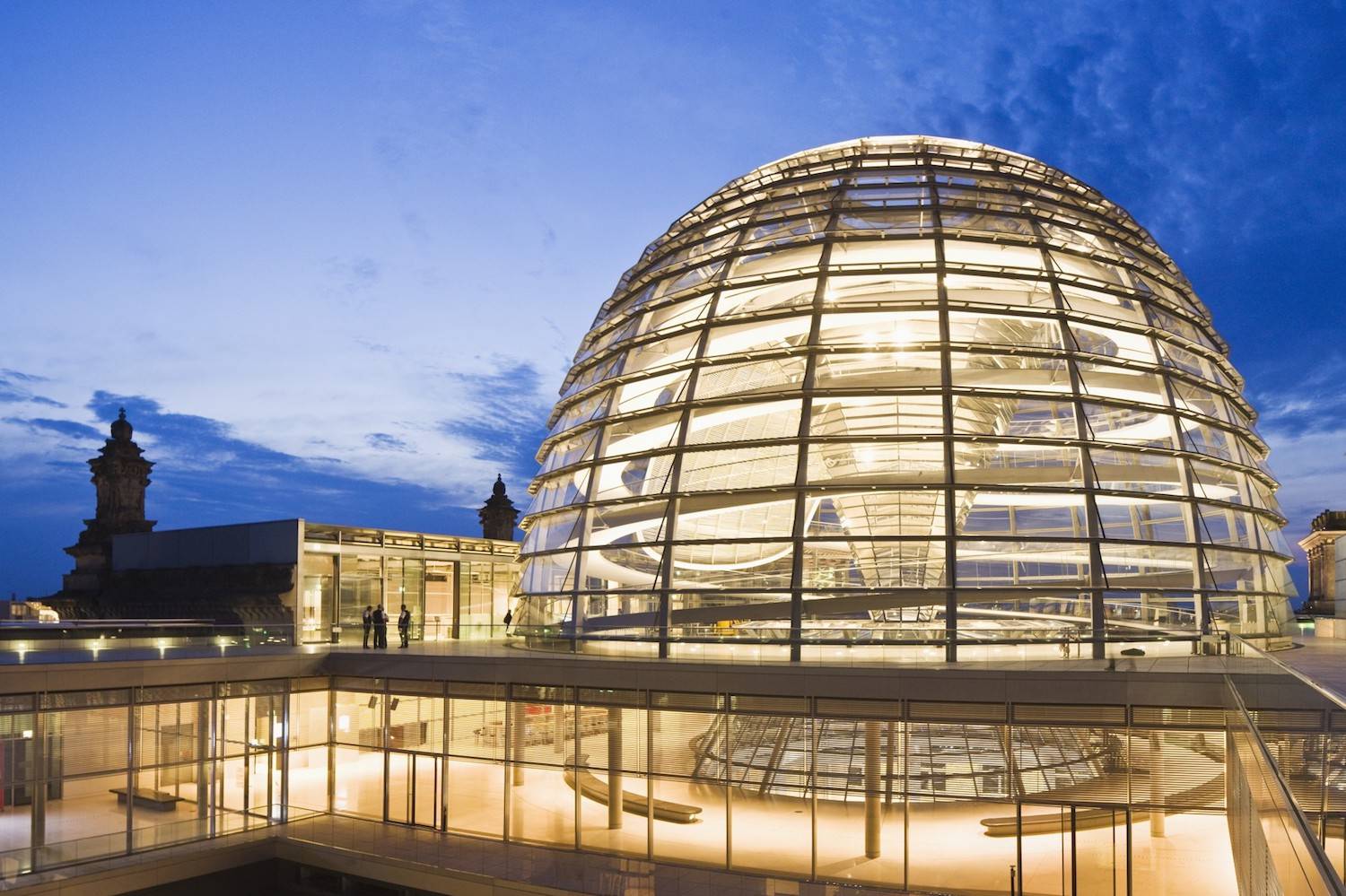 Cupula del Reichstag, en Berlin (1993)