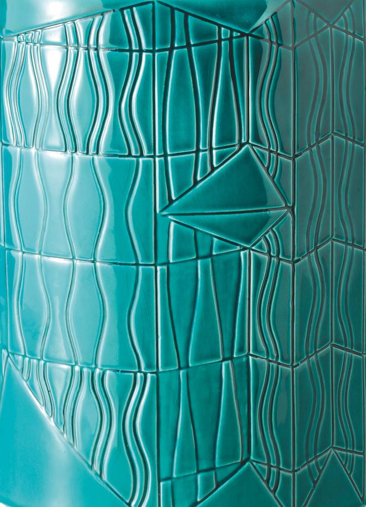 Detalle de la cerámica Guadalupe, Bitossi, 2016