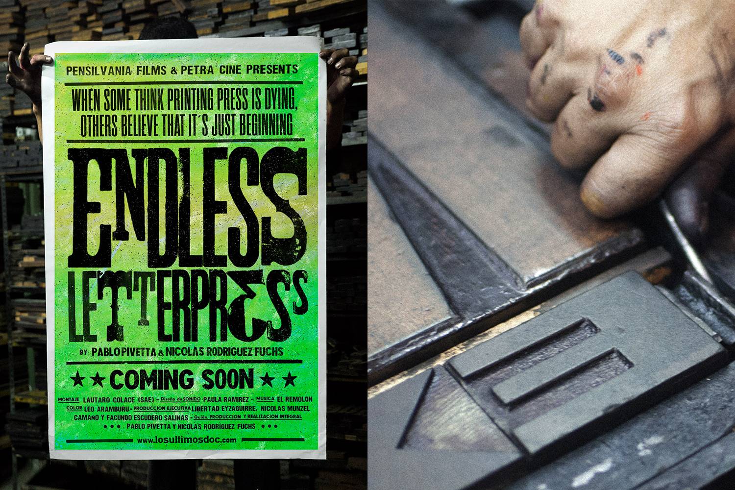 endless letterpress documental dirigido por los ultimos. [ ] El homenaje a las últimas imprentas
