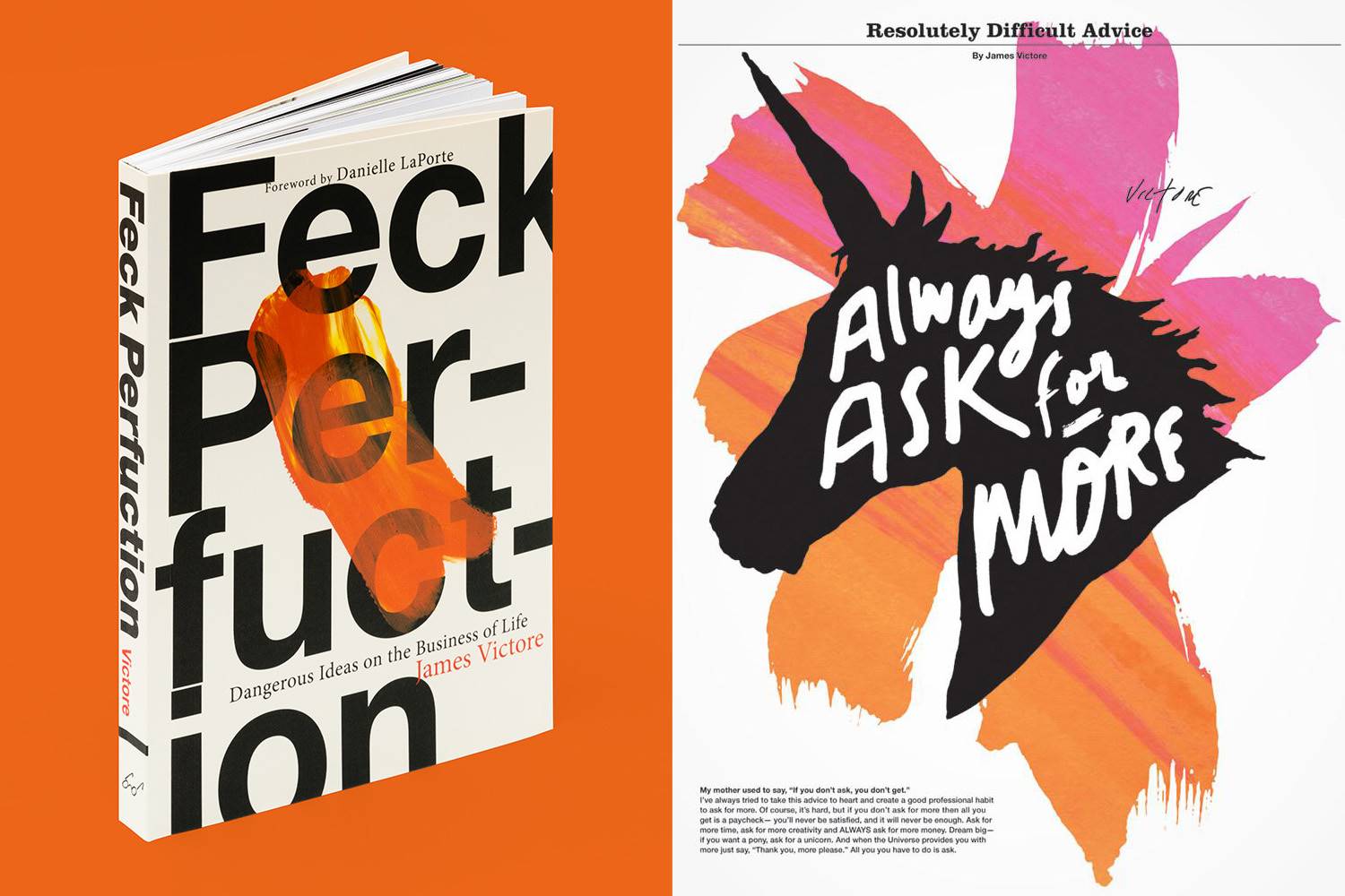 feck perfuction libro de james victore. [ ] Autoayuda para diseñadores, por James Victore