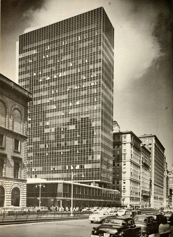  Lever House, Nueva York, SOM (1952)