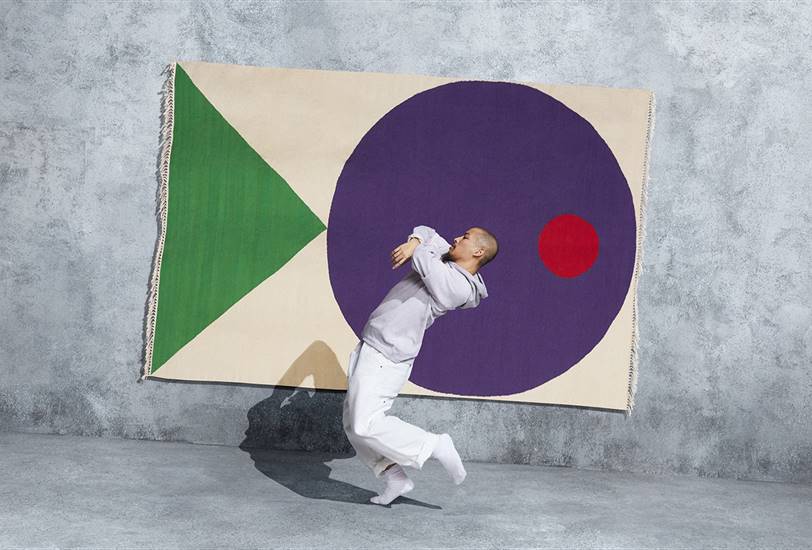 Alfombra diseñada por Seulgi Lee. 