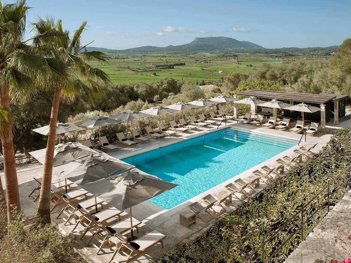 finca serena mallorca piscina. 