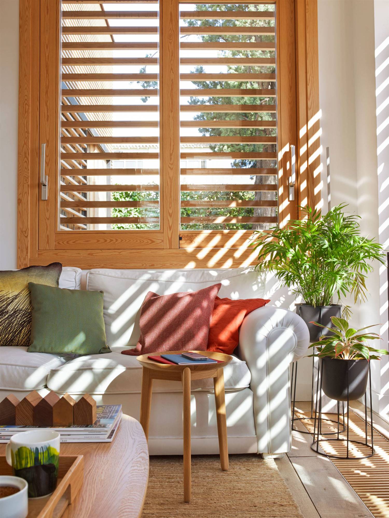 rincón salón con plantas. Ese rincón del salón...