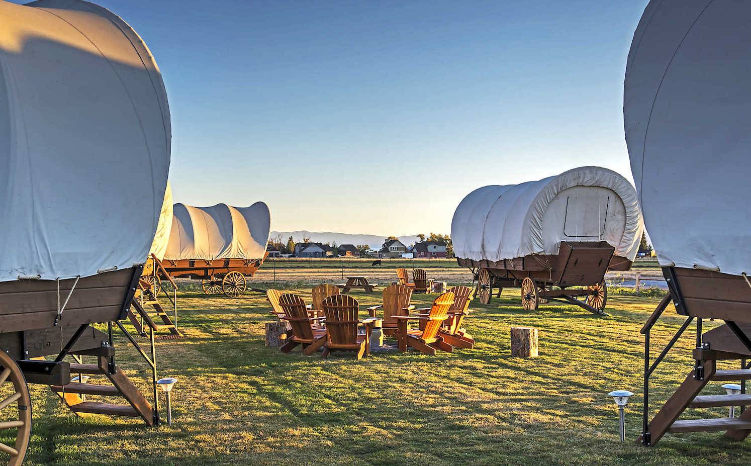 Conestoga Ranch, Garden City, Utah. [06]Conestoga Ranch, un glamping con sabor a lejano Oeste