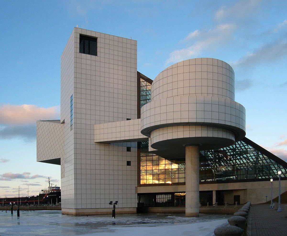 Salón de la Fama del Rock and Roll, Cleveland, 1995 Ieoh Ming Pei