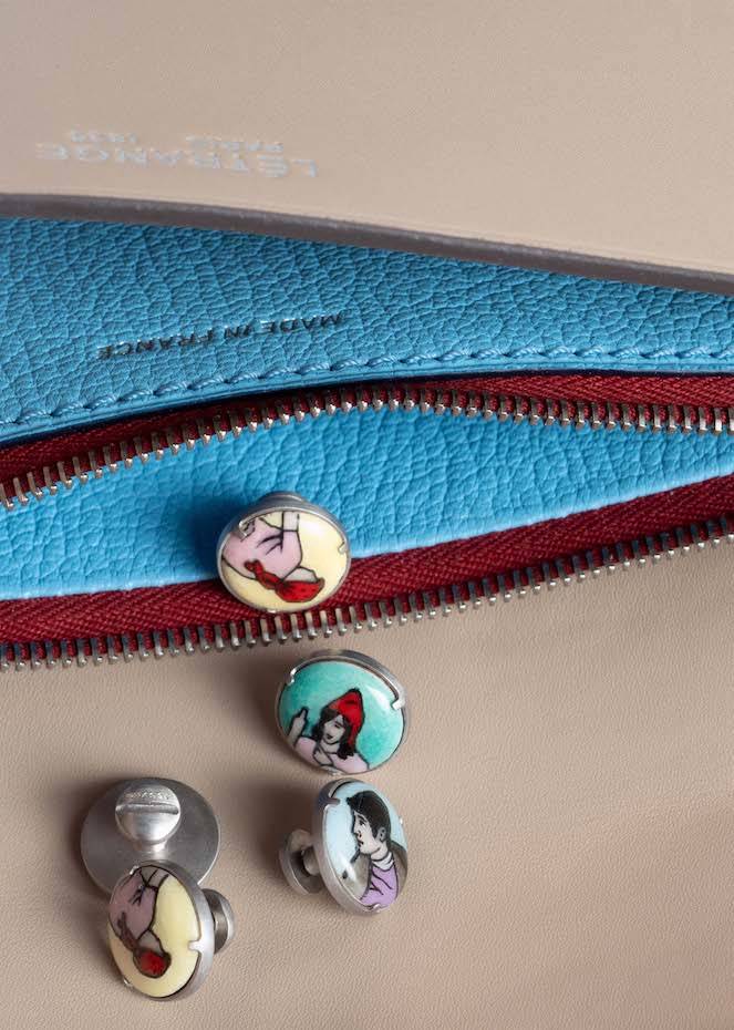 Detalles de la joyería en el diseño en el que han colaborado Grassy y Létrage.