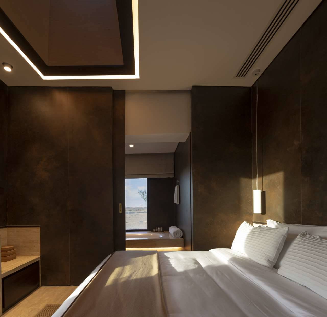 habitación-bañera al faya lodge sharjah uae anarchitect yatzer. 