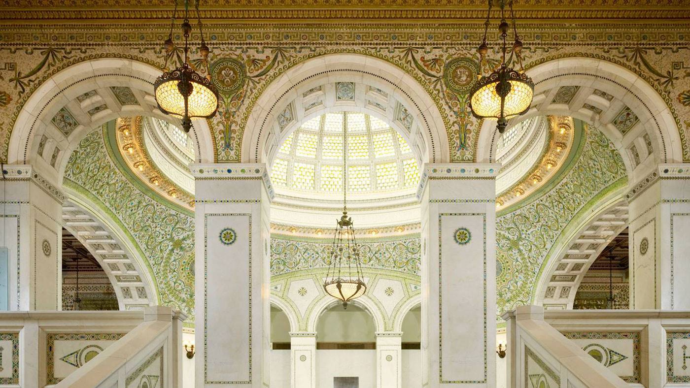 Chicago Cultural centre. [] Chicago Cultural centre