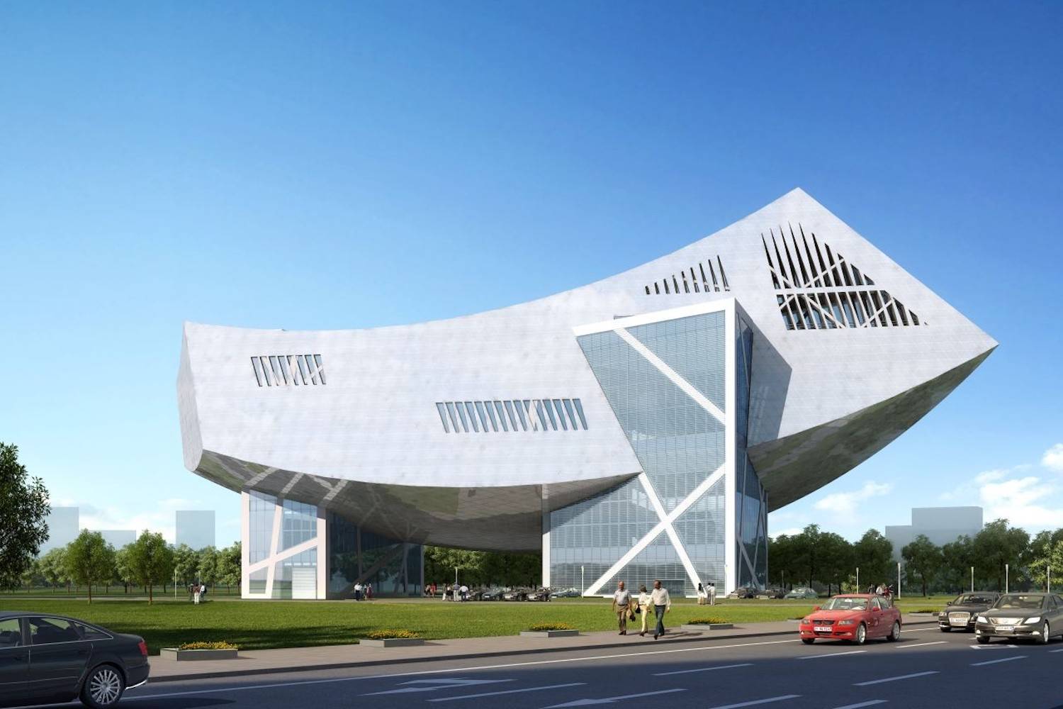 Museo industrial en Zhang Zhidong Daniel Libeskind