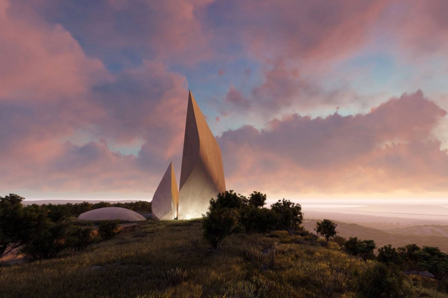 Proyecto para el museo de la humanidad en Ngaren Daniel Libeskind