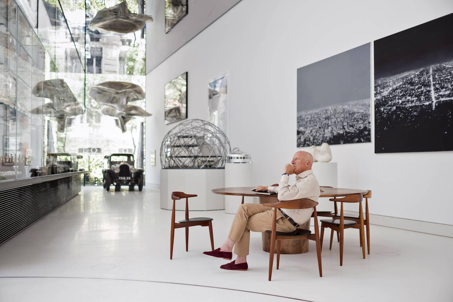 Norman Foster en su Fundación de Madrid