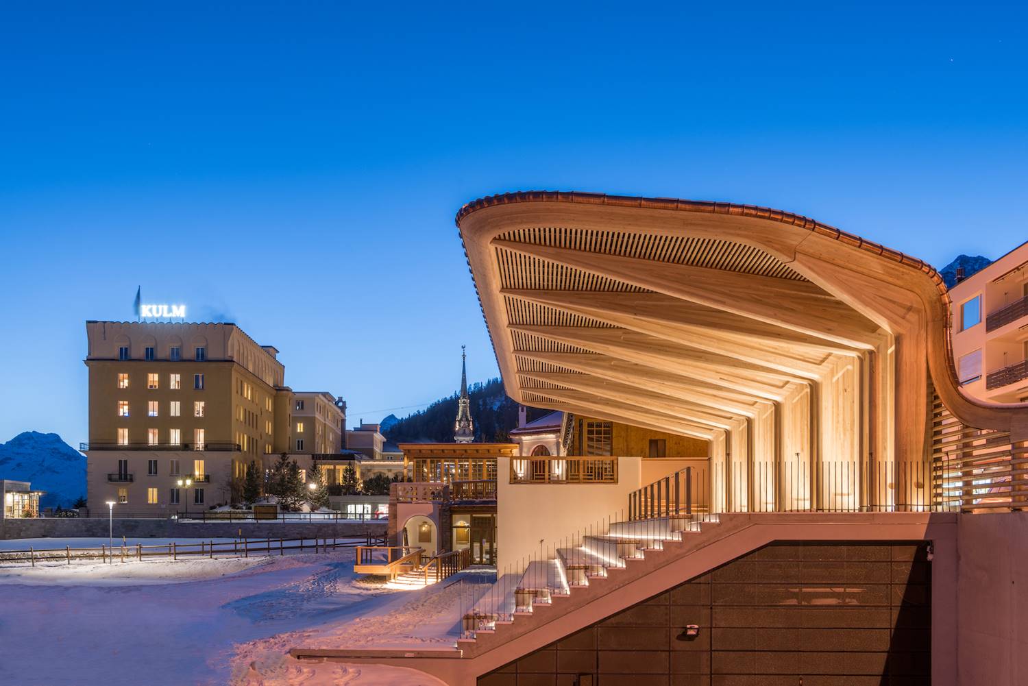 Pabellón en Saint Moritz de Norman Foster
