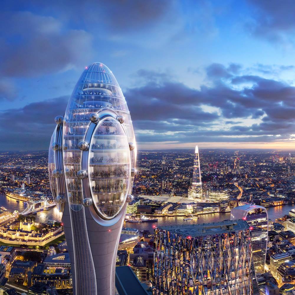 Rascacielos The Tulip en Londres de Norman Foster