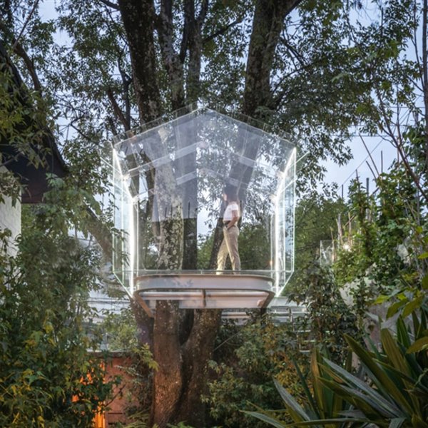 Cabaña en el árbol, por Gerardo Broissin