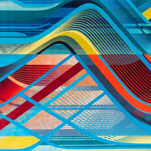 Zaha Hadid impresa en alfombras