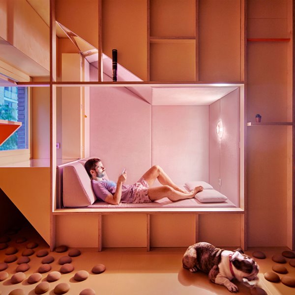 No creerás todo lo que cabe en este piso de 46 m2