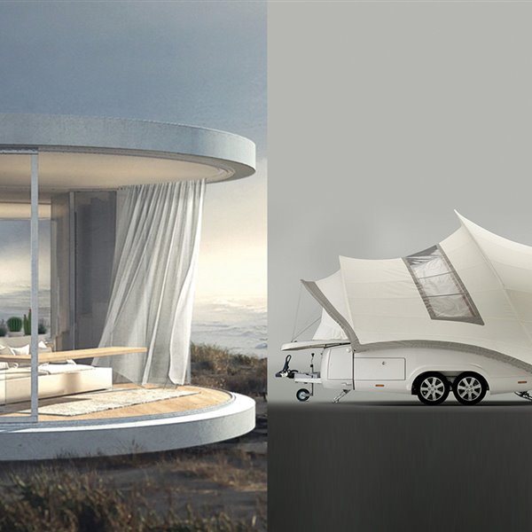 Vacaciones de inspiración 'glamping'