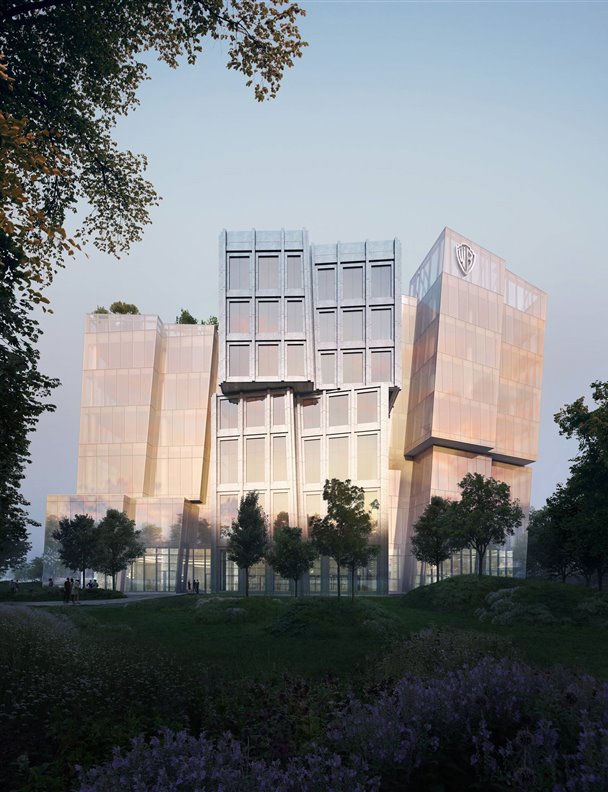 Frank Gehry diseña las nuevas oficinas "iceberg" para la Warner Bros