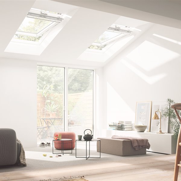 Las nuevas ventanas de Velux son perfectas para techos planos.