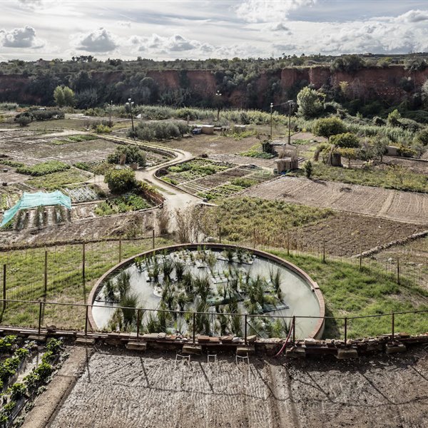 El agua vuelve a fluir por el huerto