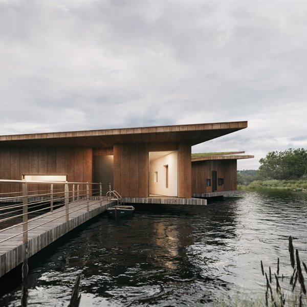 La mejor experiencia de armonía con la naturaleza la ofrece esta casa sobre un lago