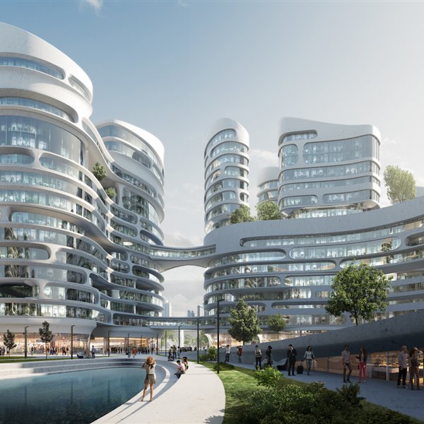 Una ciudad inteligente diseñada por Zaha Hadid