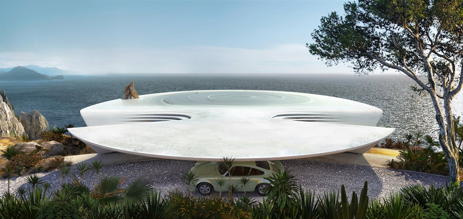 Techo de la casa creada por David Ajchman