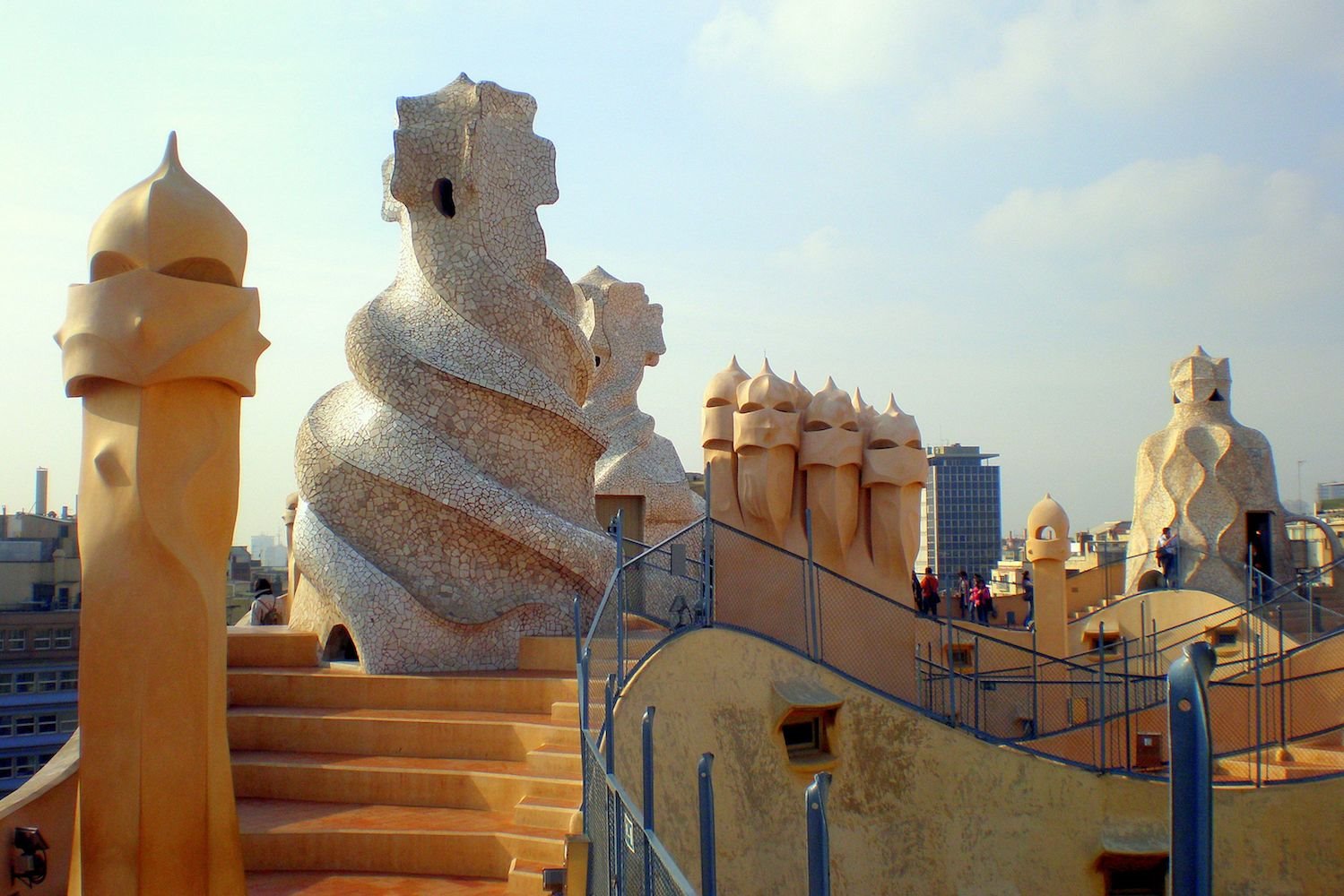 Azotea de la Casa Milà, de Antoni Gaudí.