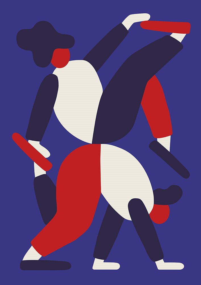 cecile gariepy ilustraciones ACROBATS
