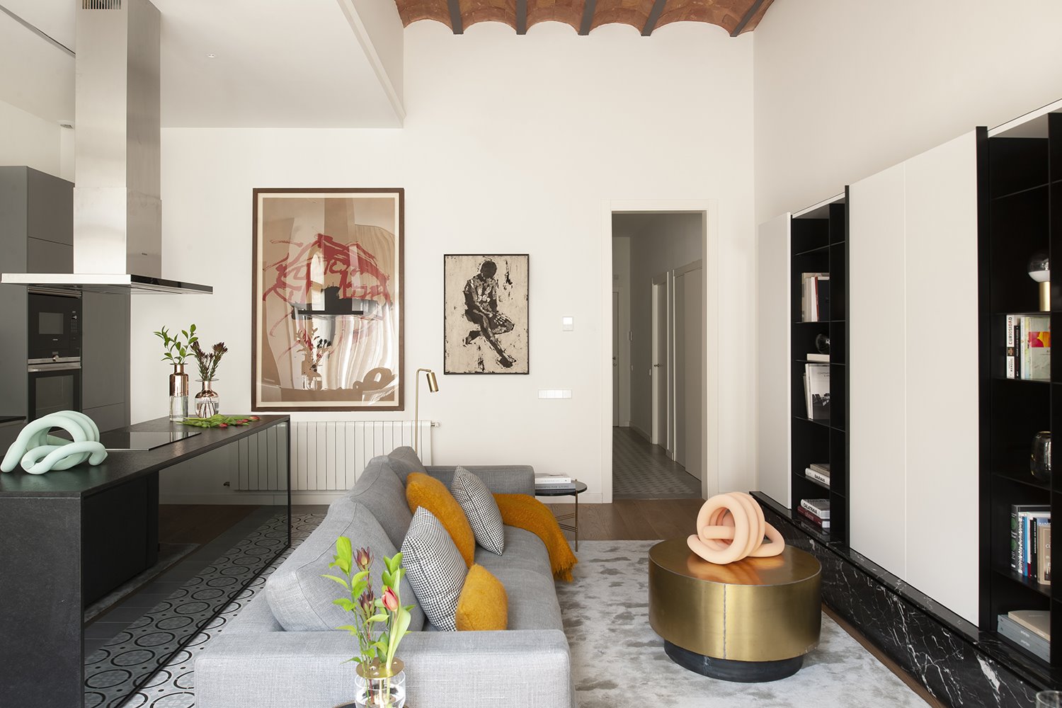 reforma mimouca barcelona salón sofá 08