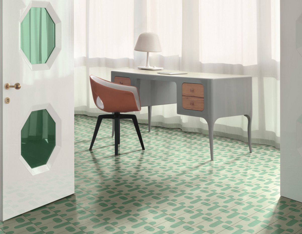 Colección cerámica Contemporary Cement Tiles, de Jaime Hayon para Bisazza