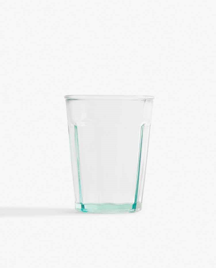 vaso-de-vidrio-reciclado de Zara Home