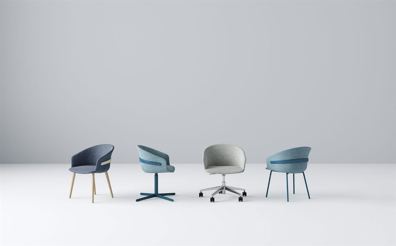 Diversos modelos de las sillas Clip, de Claesson Koivisto Rune para Studio TK.