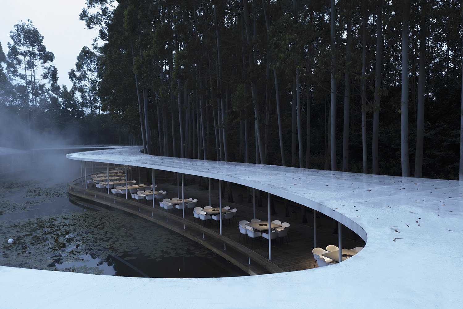 restaurante Garden Hotpot de MUDA-Architects en Chengdu China