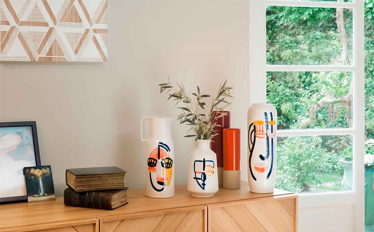 jarrones-Oscar-de-Habitat-inspirados-en-Picasso